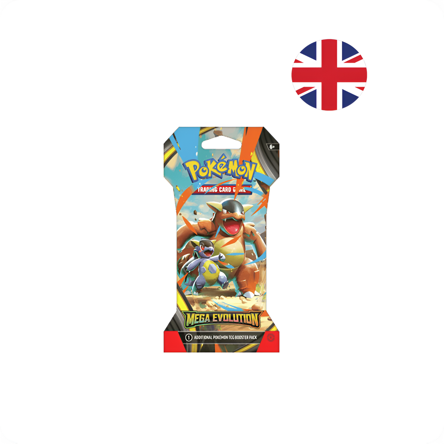 Pokémon Mega Evolution Sleeved Booster Pack Englisch Pokémon Karten
