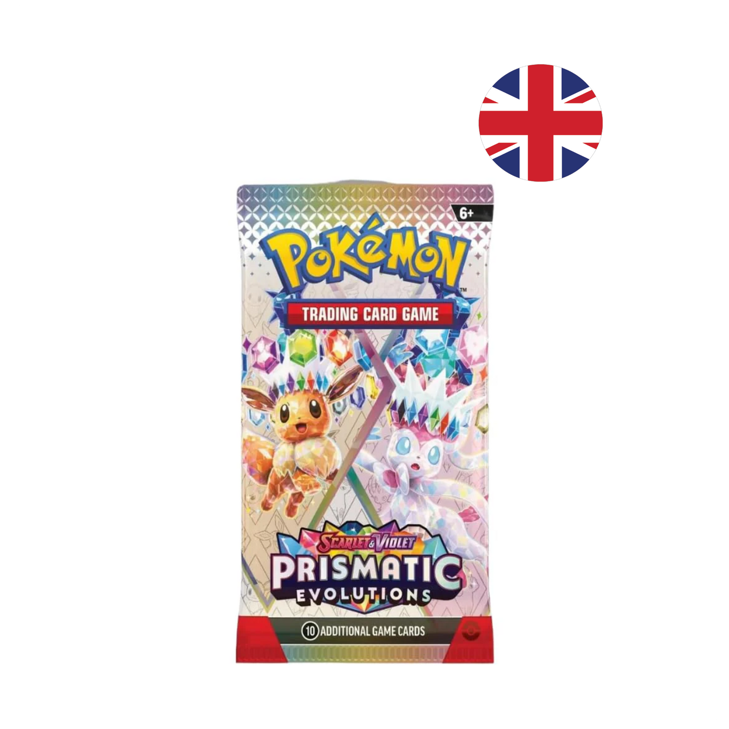 Pokémon Prismatische Entwicklung Booster Pack Deutsch & Englisch Pokémon Karten