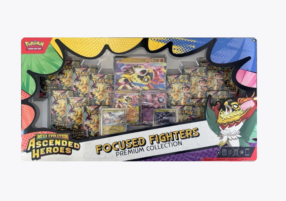 Pokémon - Ascended Heroes Focused Fighters Premium Collection Englisch