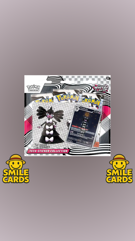 White Flare Tech Sticker EN