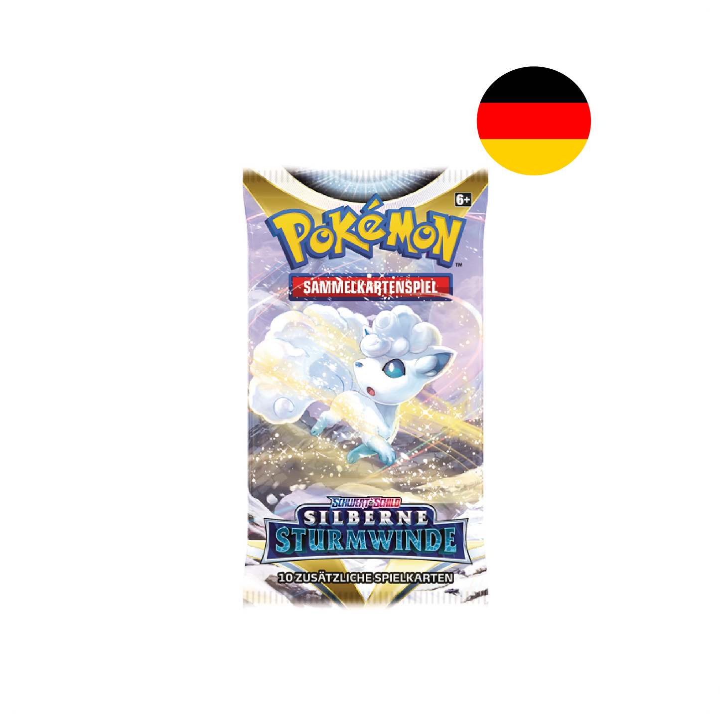 Pokémon Schwert & Schild – Silberne Sturmwinde Booster [DE] – Deutsch