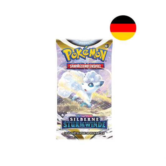 Pokémon Schwert & Schild – Silberne Sturmwinde Booster [DE] – Deutsch