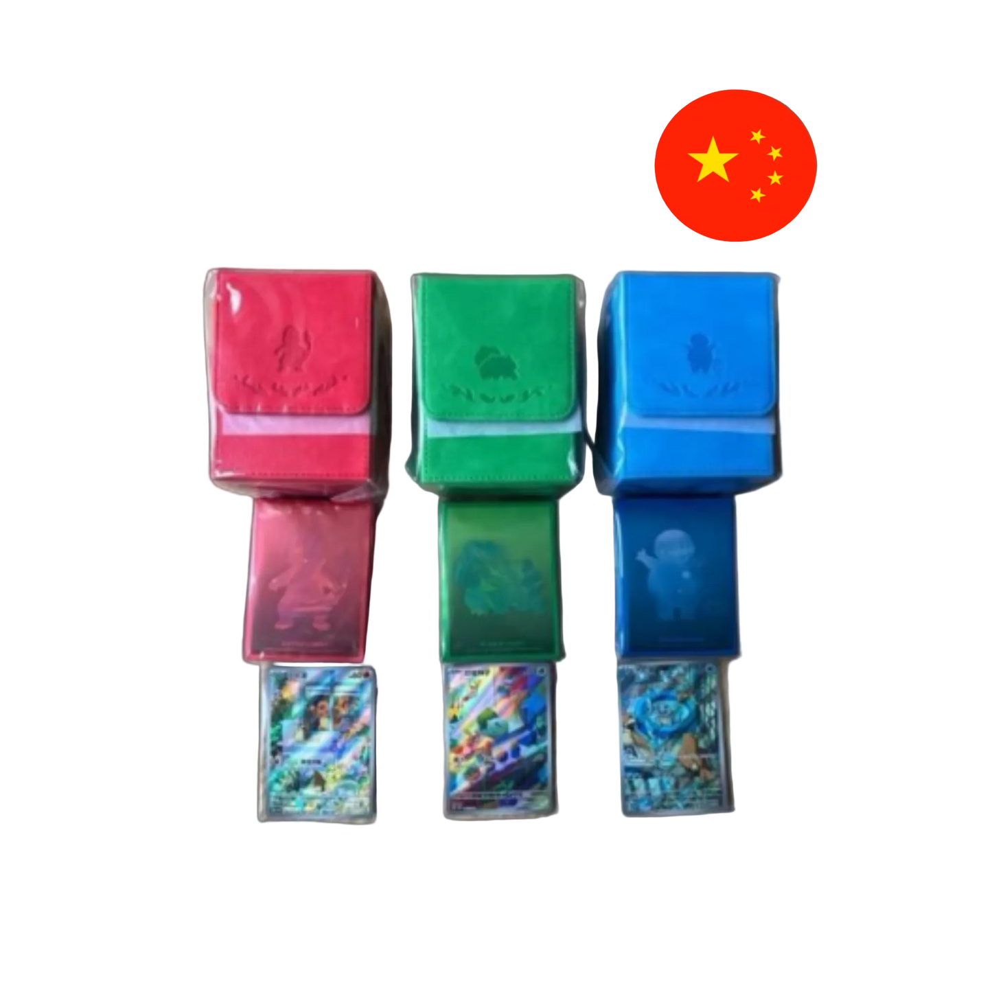 Pokémon 9er Starter Bundle Rot Blau Grün Chinesisch Pokémon Karten Set