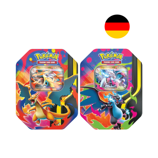 Pokémon Mega Entwicklungen Mega Glurak X Y Tin Deutsch Pokémon Karten Tin Box