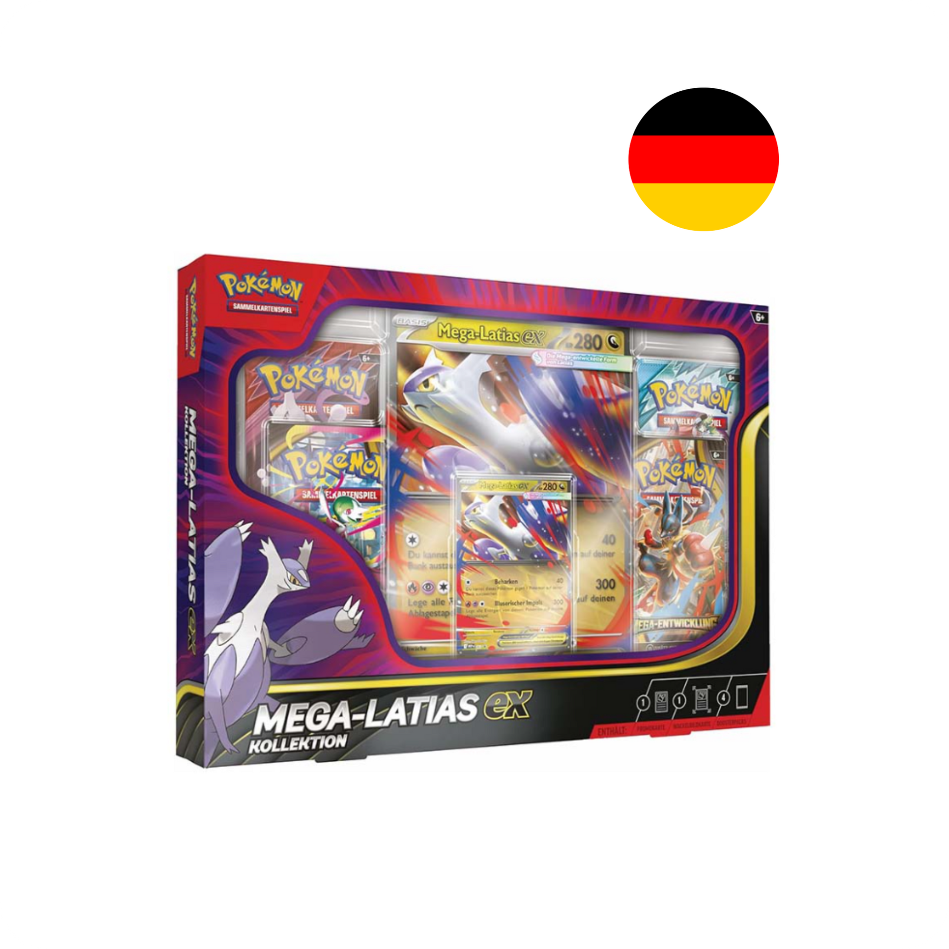 Pokémon Mega Latias ex Kollektion Deutsch Pokémon Karten Box