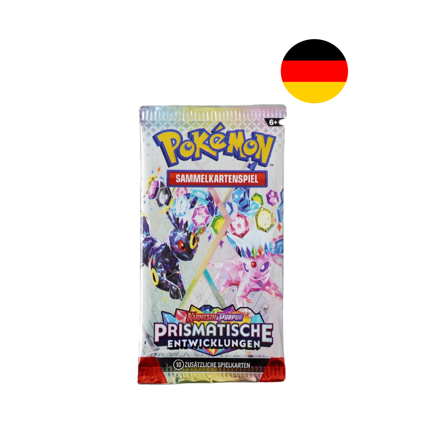 Pokémon Prismatische Entwicklung Booster Pack Deutsch & Englisch Pokémon Karten