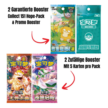Pokémon Scarlet & Violet Sleeve Collection Box Mewtu Simplified Chinese Pokémon Karten Box