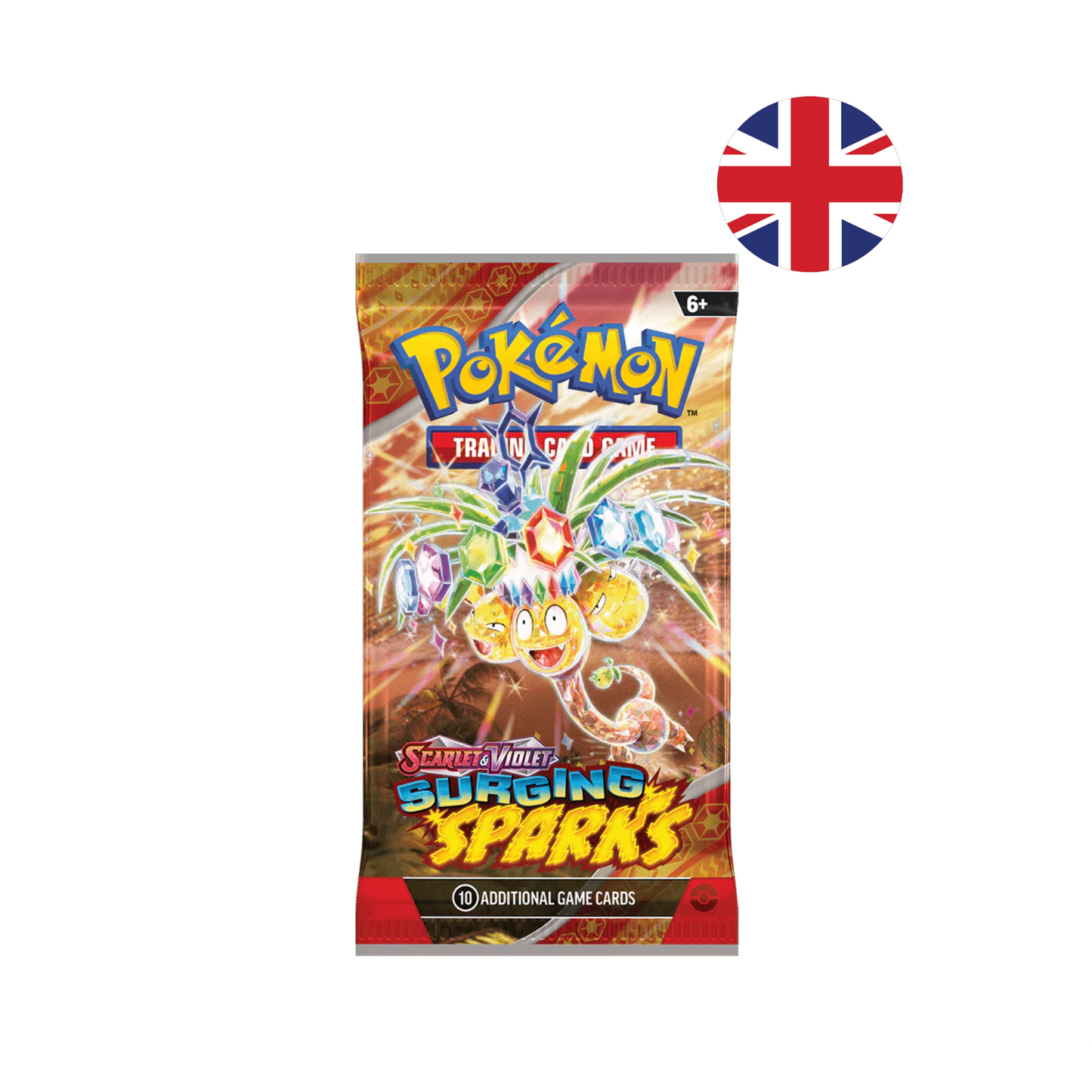 Pokémon Stürmische Funken Booster Pack Deutsch & Englisch Karmesin & Purpur
