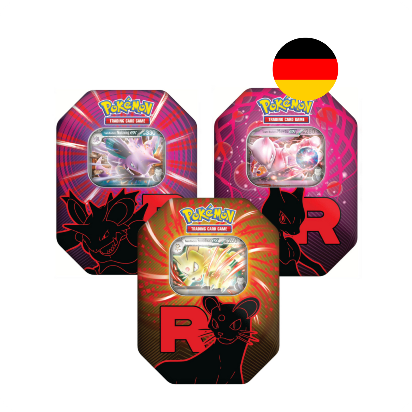 Pokémon Team Rocket Tin Deutsch Pokémon Karten Tin Box