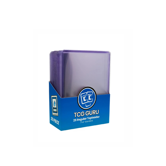 TCG Guru Toploader 25 Stück Schutzhüllen für Sammelkarten